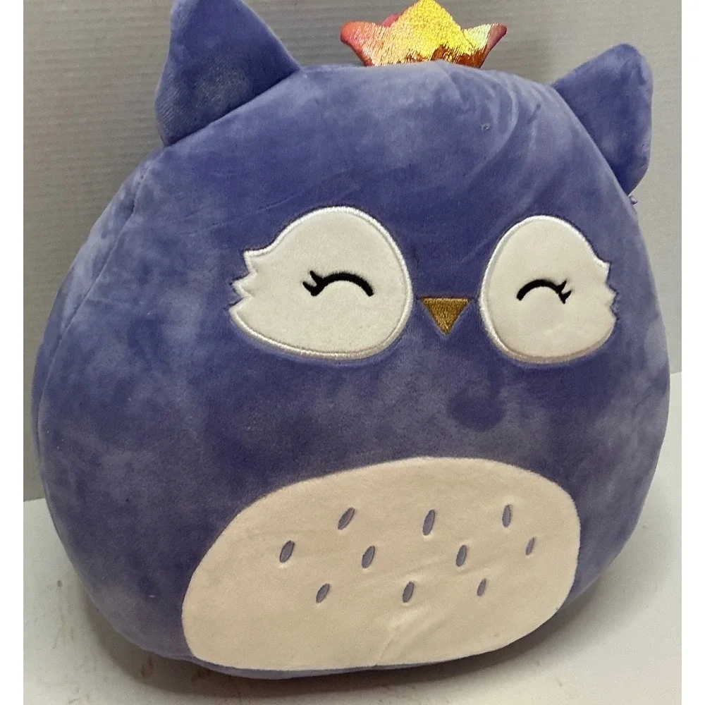 Squishmallow Felicia the Pandowl Purple Plush with Crown 12 Inch Plush Toy
